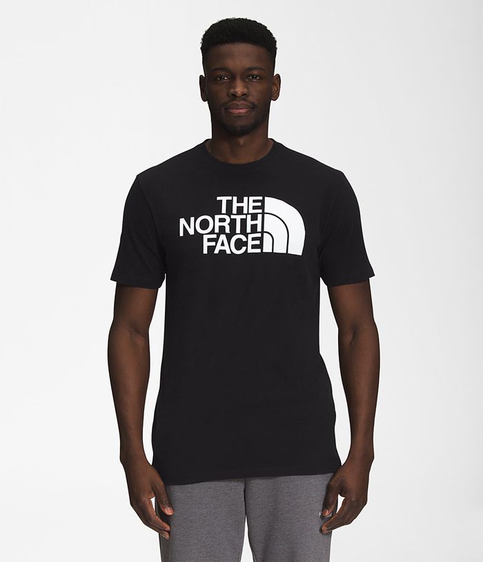 The North Face T-Shirts Μαυρα Ανδρικα Κοντομανικα Half Dome - Greece 5147OPULZ